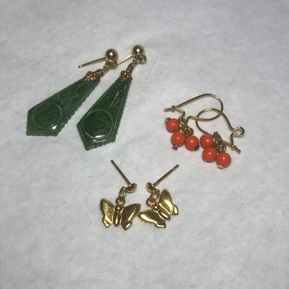 Gold Earring Bundle - image 1